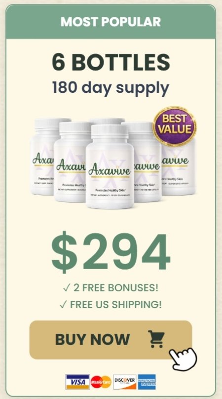 Axavive price 6 bottles bulk offer